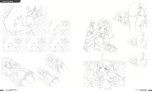 Page 105 of Cafe Sourire Visual Fanbook - preview thumbnail