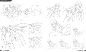 Page 107 of Cafe Sourire Visual Fanbook - preview thumbnail
