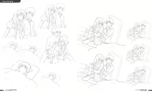 Page 108 of Cafe Sourire Visual Fanbook - preview thumbnail