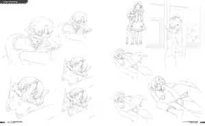 Page 115 of Cafe Sourire Visual Fanbook - preview thumbnail