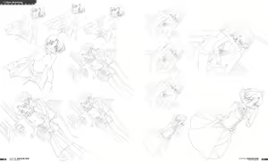 Page 116 of Cafe Sourire Visual Fanbook - preview thumbnail