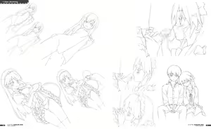 Page 120 of Cafe Sourire Visual Fanbook - preview thumbnail