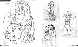 Page 131 of Cafe Sourire Visual Fanbook - preview thumbnail