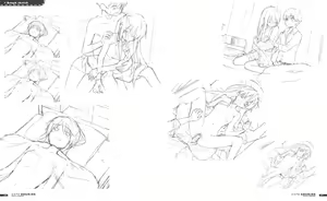 Page 140 of Cafe Sourire Visual Fanbook - preview thumbnail