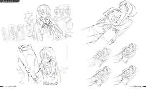 Page 141 of Cafe Sourire Visual Fanbook - preview thumbnail