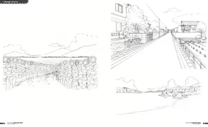 Page 155 of Cafe Sourire Visual Fanbook - preview thumbnail