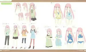 Page 55 of Cafe Sourire Visual Fanbook - preview thumbnail