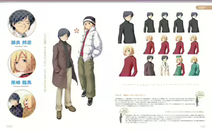Page 28 of Sakura Musubi Visual Fanbook - preview thumbnail