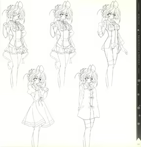 Page 101 of Mashiro-Iro Symphony illustration art book - preview thumbnail