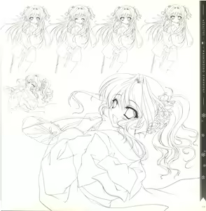 Page 119 of Mashiro-Iro Symphony illustration art book - preview thumbnail