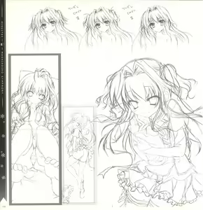 Page 158 of Mashiro-Iro Symphony illustration art book - preview thumbnail