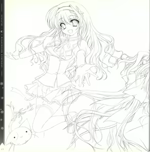 Page 22 of Mashiro-Iro Symphony illustration art book - preview thumbnail