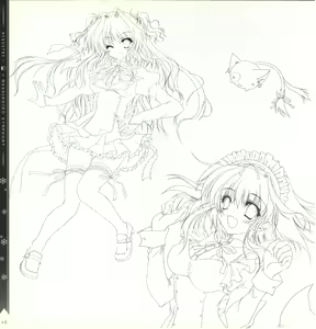 Page 48 of Mashiro-Iro Symphony illustration art book - preview thumbnail