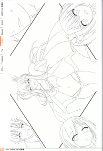 Page 44 of IxSHE Tell illustration art book - preview thumbnail