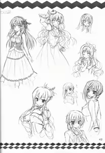 Page 41 of Kiniro Loveriche Visualworks GOLDEN WINTER BOOK - preview thumbnail