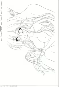 Page 60 of Pure x Connect illustration art book - preview thumbnail