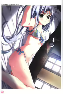Page 4 of Himawari no Kyoukai to Nagai Natsuyasumi official artbook - preview thumbnail