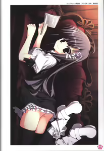 Page 5 of Himawari no Kyoukai to Nagai Natsuyasumi official artbook - preview thumbnail