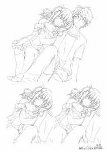 Page 52 of Sakura Hitohira Koimoyou Original Picture Collection - preview thumbnail