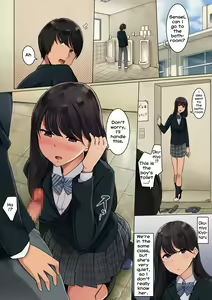 Class no Joshi to Hisoka ni Sefure ni Naru Hanashi — hentai manga cover on Fhentai