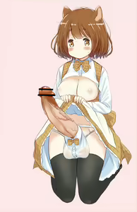 Page 23 of Futanari-san Illustration-shuu + omake manga - preview thumbnail