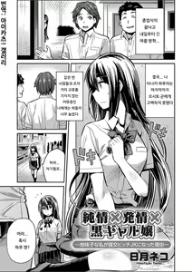 Junjou × Hatsujou × Kuro Gal jou ~Jimiko na Watashi ga Enkou Bitch JK ni natta Riyuu~ — hentai manga cover on Fhentai