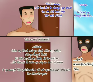 Page 17 of Mask o Kabutta Musuko to... | Whith her son while he wears a mask... - preview thumbnail