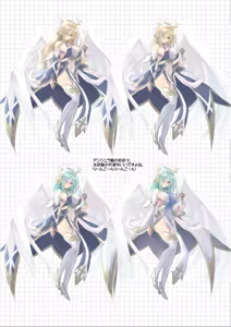 Page 10 of 聖光天使ノエル 全話購入特典 デジタルラフ画集 - preview thumbnail