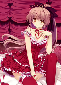 Page 18 of Tsuki ni Yorisou Otome no Sahou official visual fanbook - preview thumbnail