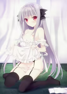 Page 28 of Tsuki ni Yorisou Otome no Sahou official visual fanbook - preview thumbnail