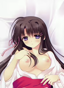 Page 43 of Tsuki ni Yorisou Otome no Sahou official visual fanbook - preview thumbnail