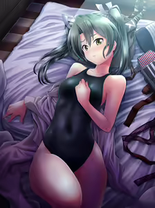 Page 2 of Kyouei Mizugi ga Zenmenteki ni Karada ni Haritsuichatta Zuikaku - preview thumbnail