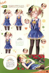 Page 46 of Floral Flowlove Visual Fanbook - preview thumbnail