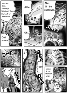 Page 4 of The real vore of the gaintess & Man-sucking leech fear - preview thumbnail