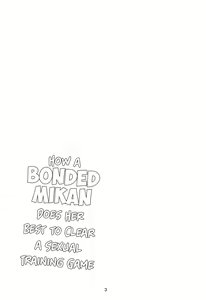 Page 2 of Kousoku Sareta Mikan ga Choukyou Game Clear o Ganbaru Hanashi | How a bonded Mikan does her best to clear a sexual training game - preview thumbnail