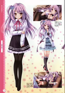 Page 13 of Tayutama2 Visual Art Fanbook - preview thumbnail