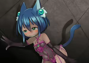 Page 174 of Tsuyotsuyo is a cat-ear bandit who can't lose to tentacle traps in the dungeon. - preview thumbnail