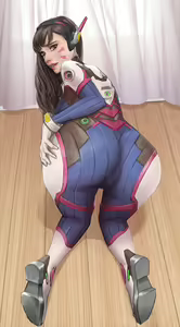 D.VA — hentai manga cover on Fhentai