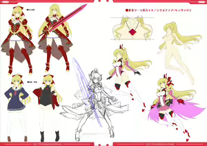 Page 16 of 光翼戦姫エクスティアコンプリートエディション設定画集 - preview thumbnail