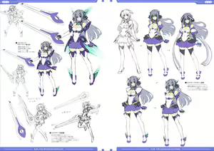 Page 4 of 光翼戦姫エクスティアコンプリートエディション設定画集 - preview thumbnail