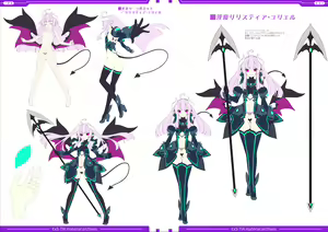 Page 52 of 光翼戦姫エクスティアコンプリートエディション設定画集 - preview thumbnail