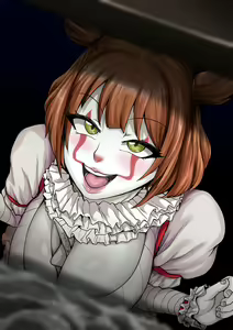 Page 4 of HORROR Bishoujo Pennywise Rakugaki - preview thumbnail