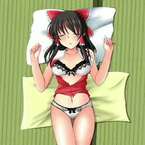 Page 15 of Reimu-san ga ne tetanode itazura shite mita - preview thumbnail