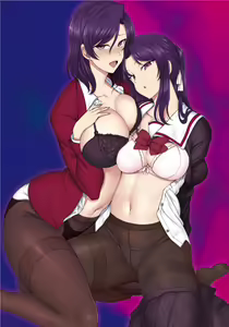 Page 2 of Saimin Gakushuu Himemiya Tsukino to Himemiya Ryouka, Oyako Seifuku - preview thumbnail