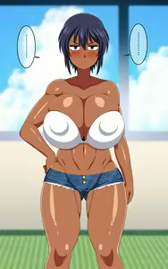 Page 504 of Kasshoku Musume Natsuki-chan ~Manatsu no Orusuban Hen~ - preview thumbnail