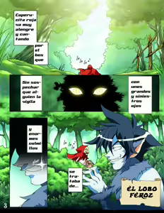 Page 4 of La Caperucita Roja Y El Lovo Feroz (Full Color) spanish - preview thumbnail