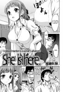 She is here. — hentai manga cover on Fhentai
