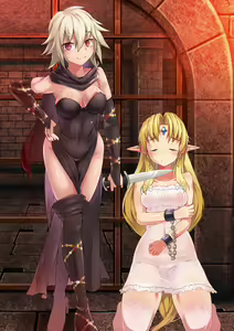 Page 146 of Toraware no Futanari Dark Elf-chan to Noroi no Shitai - preview thumbnail