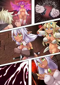 Page 228 of Toraware no Futanari Dark Elf-chan to Noroi no Shitai - preview thumbnail