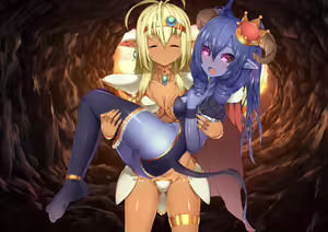 Page 213 of Futanari Dark Elf-chan VS Futanari MonMusu Dungeon - preview thumbnail